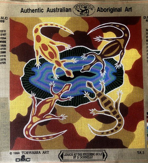 Tapestry Canvas Geckos
