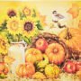 Stamped Cross Stitch Kit Autumn Pumpkins