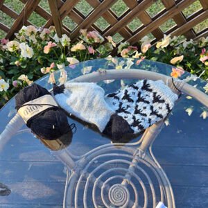 knitting bat socks